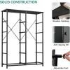 imageYITAHOME 10Drawer Dresser Fabric Storage Tower Tall Dresser for Living Room Hallway Closets Sturdy Steel Frame Wooden Top Easy Pull Fabric BinsAgraphite