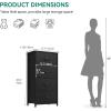 imageYITAHOME 4 Drawer Dresser  Fabric Cloth Dresser Dressers ampamp Chests of Drawers for Bedroom Living Room Hallway Closets  Sturdy Steel Frame Wooden Top ampamp Easy Pull Fabric BinsCool Black