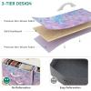 imageYITAHOME 4 Drawer Dresser  Fabric Cloth Dresser Dressers ampamp Chests of Drawers for Bedroom Living Room Hallway Closets  Sturdy Steel Frame Wooden Top ampamp Easy Pull Fabric BinsPurple