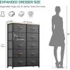imageYITAHOME 4 Drawer Dresser  Fabric Cloth Dresser Dressers ampamp Chests of Drawers for Bedroom Living Room Hallway Closets  Sturdy Steel Frame Wooden Top ampamp Easy Pull Fabric BinsDark Graynew 2025