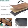 imageYITAHOME 4 Drawer Dresser  Fabric Cloth Dresser Dressers ampamp Chests of Drawers for Bedroom Living Room Hallway Closets  Sturdy Steel Frame Wooden Top ampamp Easy Pull Fabric BinsEarthy Brown Big Drawer