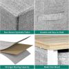 imageYITAHOME 4 Drawer Dresser  Fabric Cloth Dresser Dressers ampamp Chests of Drawers for Bedroom Living Room Hallway Closets  Sturdy Steel Frame Wooden Top ampamp Easy Pull Fabric BinsAshen