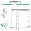 imageYITAHOME 4 Drawer Dresser  Fabric Cloth Dresser Dressers ampamp Chests of Drawers for Bedroom Living Room Hallway Closets  Sturdy Steel Frame Wooden Top ampamp Easy Pull Fabric BinsAshen