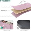 imageYITAHOME 4 Drawer Dresser  Fabric Cloth Dresser Dressers ampamp Chests of Drawers for Bedroom Living Room Hallway Closets  Sturdy Steel Frame Wooden Top ampamp Easy Pull Fabric BinsPink