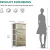 imageYITAHOME 4 Drawer Dresser  Fabric Cloth Dresser Dressers ampamp Chests of Drawers for Bedroom Living Room Hallway Closets  Sturdy Steel Frame Wooden Top ampamp Easy Pull Fabric BinsOak Greige