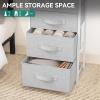 imageYITAHOME 4 Drawer Dresser  Fabric Cloth Dresser Dressers ampamp Chests of Drawers for Bedroom Living Room Hallway Closets  Sturdy Steel Frame Wooden Top ampamp Easy Pull Fabric BinsPink