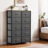 imageYITAHOME 4 Drawer Dresser  Fabric Cloth Dresser Dressers ampamp Chests of Drawers for Bedroom Living Room Hallway Closets  Sturdy Steel Frame Wooden Top ampamp Easy Pull Fabric BinsDark Graynew 2025