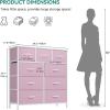 imageYITAHOME 4 Drawer Dresser  Fabric Cloth Dresser Dressers ampamp Chests of Drawers for Bedroom Living Room Hallway Closets  Sturdy Steel Frame Wooden Top ampamp Easy Pull Fabric BinsPinknew 2025