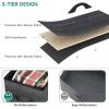imageYITAHOME 4 Drawer Dresser  Fabric Cloth Dresser Dressers ampamp Chests of Drawers for Bedroom Living Room Hallway Closets  Sturdy Steel Frame Wooden Top ampamp Easy Pull Fabric BinsBlack Wood Grain