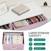 imageYITAHOME 4 Drawer Dresser  Fabric Cloth Dresser Dressers ampamp Chests of Drawers for Bedroom Living Room Hallway Closets  Sturdy Steel Frame Wooden Top ampamp Easy Pull Fabric BinsPink
