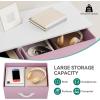 imageYITAHOME 4 Drawer Dresser  Fabric Cloth Dresser Dressers ampamp Chests of Drawers for Bedroom Living Room Hallway Closets  Sturdy Steel Frame Wooden Top ampamp Easy Pull Fabric BinsPink Print