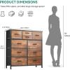 imageYITAHOME 4 Drawer Dresser  Fabric Cloth Dresser Dressers ampamp Chests of Drawers for Bedroom Living Room Hallway Closets  Sturdy Steel Frame Wooden Top ampamp Easy Pull Fabric BinsDark Gray