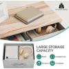 imageYITAHOME 4 Drawer Dresser  Fabric Cloth Dresser Dressers ampamp Chests of Drawers for Bedroom Living Room Hallway Closets  Sturdy Steel Frame Wooden Top ampamp Easy Pull Fabric BinsLight Gray