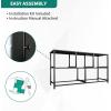 imageYITAHOME 4 Drawer Dresser  Fabric Cloth Dresser Dressers ampamp Chests of Drawers for Bedroom Living Room Hallway Closets  Sturdy Steel Frame Wooden Top ampamp Easy Pull Fabric BinsCool Black Wood Grain