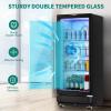 imageYITAHOME 6 CUFT Commercial Beverage Display Refrigerator with Single One Glass Door Drink Beer Fridge Cooler for Office Garage Bar Gym with Locking Led ampamp 2 Keys6 CUFT