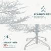 imageYITAHOME 6FT Prelit Slim Fraser Grande Christmas Tree with Remote Control Artificial Hinged Drooping Pencil Prelit Holiday Christmas Tree w 1628 Mixed PE ampamp PVC Tips 300 Lights ampamp 11 Light ModesWhite