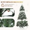 imageYITAHOME 75 FT Prelit Pink Flocked Christmas Tree PreLit Pink Spruce Artificial Christmas Tree with 1346 PVC Flocked Tips and 550 WarmWhite Lights for Home Office DecorationGreen