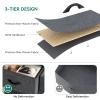 imageYITAHOME 8Drawer Fabric Dresser Furniture Storage Tower Cabinet Organizer for Bedroom Living Room Hallway Closet Sturdy Steel Frame Wooden Top EasytoPull Fabric Bins Rustic BrownAdark Grey