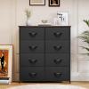 imageYITAHOME 8Drawer Fabric Dresser Furniture Storage Tower Cabinet Organizer for Bedroom Living Room Hallway Closet Sturdy Steel Frame Wooden Top EasytoPull Fabric Bins Rustic BrownBlackRustic Brownnew 2025