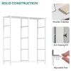 imageYITAHOME 8Drawer Fabric Dresser Furniture Storage Tower Cabinet Organizer for Bedroom Living Room Hallway Closet Sturdy Steel Frame Wooden Top EasytoPull Fabric Bins Rustic BrownWhite