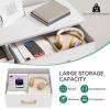 imageYITAHOME 8Drawer Fabric Dresser Furniture Storage Tower Cabinet Organizer for Bedroom Living Room Hallway Closet Sturdy Steel Frame Wooden Top EasytoPull Fabric Bins Rustic BrownWhite