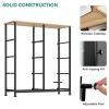 imageYITAHOME 8Drawer Fabric Dresser Furniture Storage Tower Cabinet Organizer for Bedroom Living Room Hallway Closet Sturdy Steel Frame Wooden Top EasytoPull Fabric Bins Rustic BrownCool Burlywood
