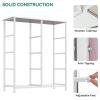 imageYITAHOME 8Drawer Fabric Dresser Furniture Storage Tower Cabinet Organizer for Bedroom Living Room Hallway Closet Sturdy Steel Frame Wooden Top EasytoPull Fabric Bins Rustic BrownApink