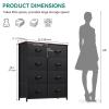 imageYITAHOME 8Drawer Fabric Dresser Furniture Storage Tower Cabinet Organizer for Bedroom Living Room Hallway Closet Sturdy Steel Frame Wooden Top EasytoPull Fabric Bins Rustic BrownBlackRustic Brownnew 2025