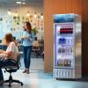 imageYITAHOME Commercial Merchandiser Display Refrigerator 69 CUFT with Single One Glass Door ETL ampamp DOE Certificated Beverage Drink Beer Fridge Cooler for Office Garage Bar Gym with Customize Lightbox69 CUFT