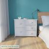 imageYITAHOME Dresser with 5 Drawers  Fabric Storage Tower Organizer Unit for Bedroom Living Room Hallway Closets ampamp Nursery  Sturdy Steel Frame Wooden Top ampamp Easy Pull Fabric Bins