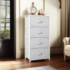 imageYITAHOME Dresser with 7 Drawers  Fabric Storage Tower Organizer Unit for Living Room Hallway  Sturdy Steel Frame Wooden Top ampamp Easy Pull Fabric BinsA  Ight Grey Fabric