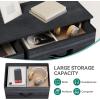 imageYITAHOME Dresser with 7 Drawers  Fabric Storage Tower Organizer Unit for Living Room Hallway  Sturdy Steel Frame Wooden Top ampamp Easy Pull Fabric BinsCharcoal Black Wood Grain