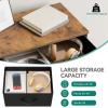 imageYITAHOME Dresser with 7 Drawers  Fabric Storage Tower Organizer Unit for Living Room Hallway  Sturdy Steel Frame Wooden Top ampamp Easy Pull Fabric BinsCool Black