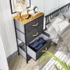 imageYITAHOME Dresser with 7 Drawers  Fabric Storage Tower Organizer Unit for Living Room Hallway  Sturdy Steel Frame Wooden Top ampamp Easy Pull Fabric BinsCool Dark Grey