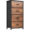 imageYITAHOME Dresser with 7 Drawers  Fabric Storage Tower Organizer Unit for Living Room Hallway  Sturdy Steel Frame Wooden Top ampamp Easy Pull Fabric BinsRustic Brown