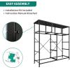 imageYITAHOME Dresser with 7 Drawers  Fabric Storage Tower Organizer Unit for Living Room Hallway  Sturdy Steel Frame Wooden Top ampamp Easy Pull Fabric BinsBrown