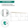 imageYITAHOME Dresser with 7 Drawers  Fabric Storage Tower Organizer Unit for Living Room Hallway  Sturdy Steel Frame Wooden Top ampamp Easy Pull Fabric BinsLight Grey