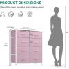 imageYITAHOME Dresser with 7 Drawers  Fabric Storage Tower Organizer Unit for Living Room Hallway  Sturdy Steel Frame Wooden Top ampamp Easy Pull Fabric BinsCool Light Grey