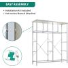 imageYITAHOME Dresser with 7 Drawers  Fabric Storage Tower Organizer Unit for Living Room Hallway  Sturdy Steel Frame Wooden Top ampamp Easy Pull Fabric BinsCream White