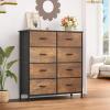 imageYITAHOME Dresser with 7 Drawers  Fabric Storage Tower Organizer Unit for Living Room Hallway  Sturdy Steel Frame Wooden Top ampamp Easy Pull Fabric BinsRustic Brownnew 2025