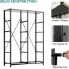 imageYITAHOME Dresser with 7 Drawers  Fabric Storage Tower Organizer Unit for Living Room Hallway  Sturdy Steel Frame Wooden Top ampamp Easy Pull Fabric BinsCharcoal