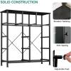imageYITAHOME Dresser with 7 Drawers  Fabric Storage Tower Organizer Unit for Living Room Hallway  Sturdy Steel Frame Wooden Top ampamp Easy Pull Fabric BinsBlack Wood Grain