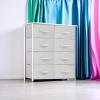 imageYITAHOME Dresser with 8 Drawers  Fabric Tower for Bedroom Dresser ampamp Chest of Drawers Fabric Storage Tower Organizer Unit for Bedroom Hallway ClosetsAlight Grey
