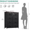 imageYITAHOME Dresser with 8 Drawers  Fabric Tower for Bedroom Dresser ampamp Chest of Drawers Fabric Storage Tower Organizer Unit for Bedroom Hallway ClosetsBlackRustic Brownnew 2025