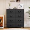 imageYITAHOME Dresser with 8 Drawers  Fabric Tower for Bedroom Dresser ampamp Chest of Drawers Fabric Storage Tower Organizer Unit for Bedroom Hallway ClosetsBlackRustic Brownnew 2025