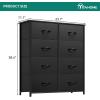 imageYITAHOME Dresser with 8 Drawers  Fabric Tower for Bedroom Dresser ampamp Chest of Drawers Fabric Storage Tower Organizer Unit for Bedroom Hallway ClosetsBlacknew 2025