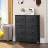 imageYITAHOME Dresser with 8 Drawers  Fabric Tower for Bedroom Dresser ampamp Chest of Drawers Fabric Storage Tower Organizer Unit for Bedroom Hallway ClosetsBlacknew 2025