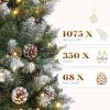 imageYITAHOME PreLit Black Pencil Halloween Christmas Tree 6ft wRemote Black Slim Artificial Christmas Tree Prelit Pencil Christmas Tree w 200 LED Lights ampamp 700 Branch Tips  Holiday DecorGreen With Partially Flocked