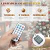 imageYITAHOME PreLit Black Pencil Halloween Christmas Tree 6ft wRemote Black Slim Artificial Christmas Tree Prelit Pencil Christmas Tree w 200 LED Lights ampamp 700 Branch Tips  Holiday DecorWhite Flocked
