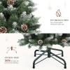 imageYITAHOME PreLit Black Pencil Halloween Christmas Tree 6ft wRemote Black Slim Artificial Christmas Tree Prelit Pencil Christmas Tree w 200 LED Lights ampamp 700 Branch Tips  Holiday DecorGreen With Partially Flocked
